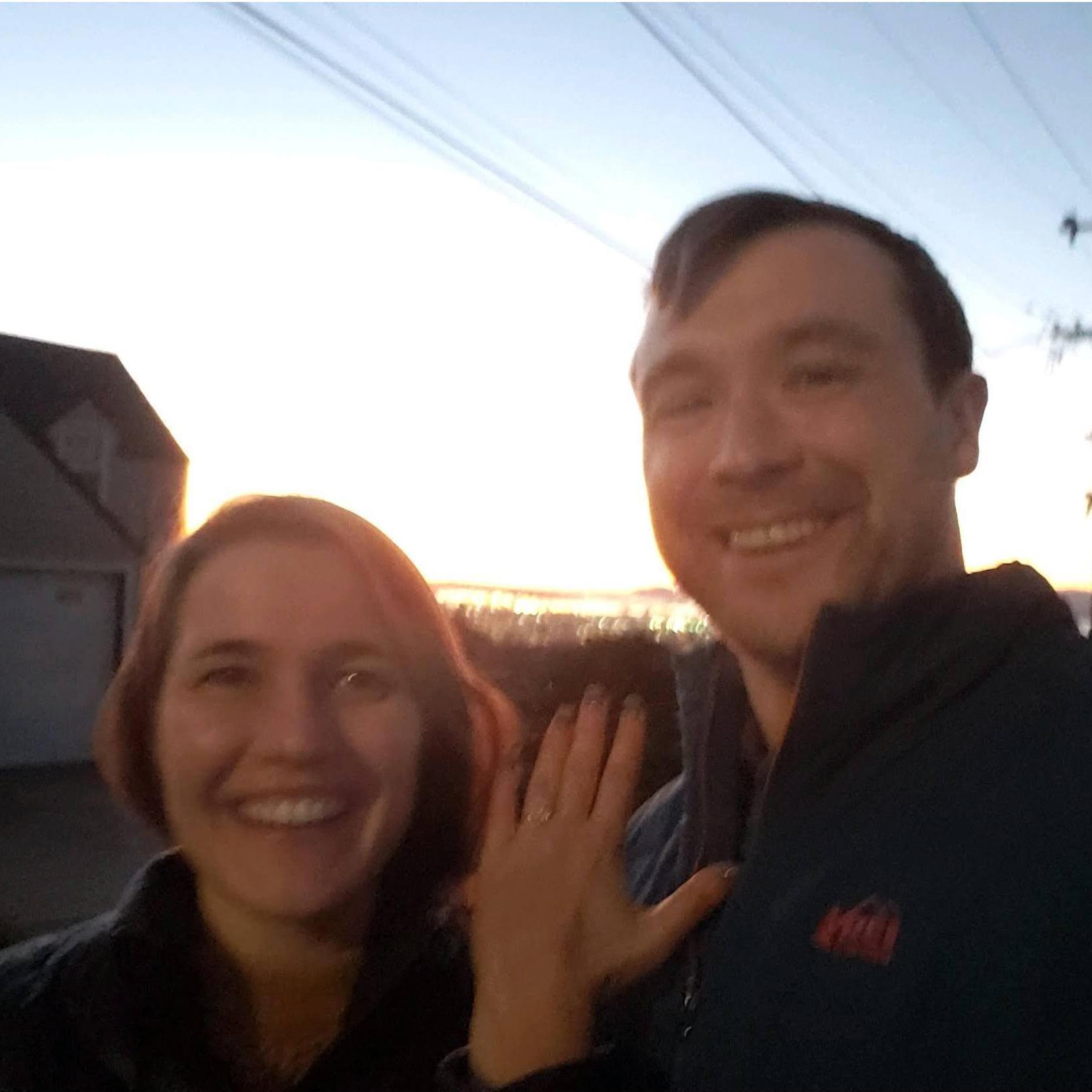 Right after Chris proposed
