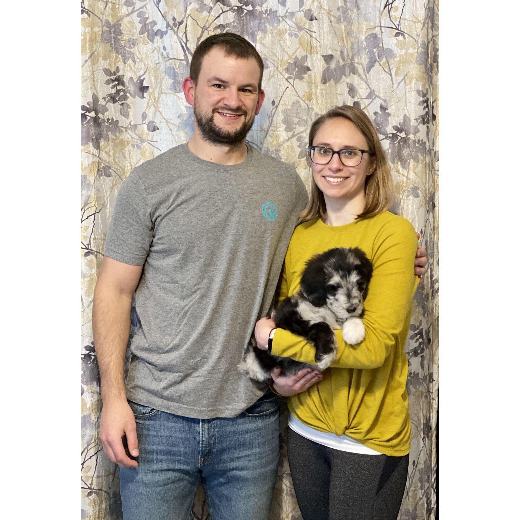 Our first picture with Mabel
