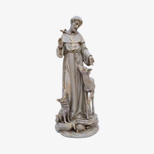 Ivory St. Francis of Assisi 13.75" Statue
