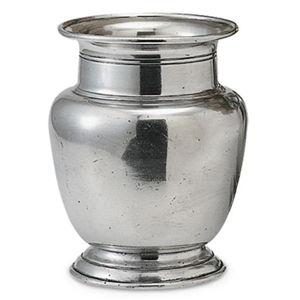 MATCH Modern Pewter Rimmed Vase - Medium