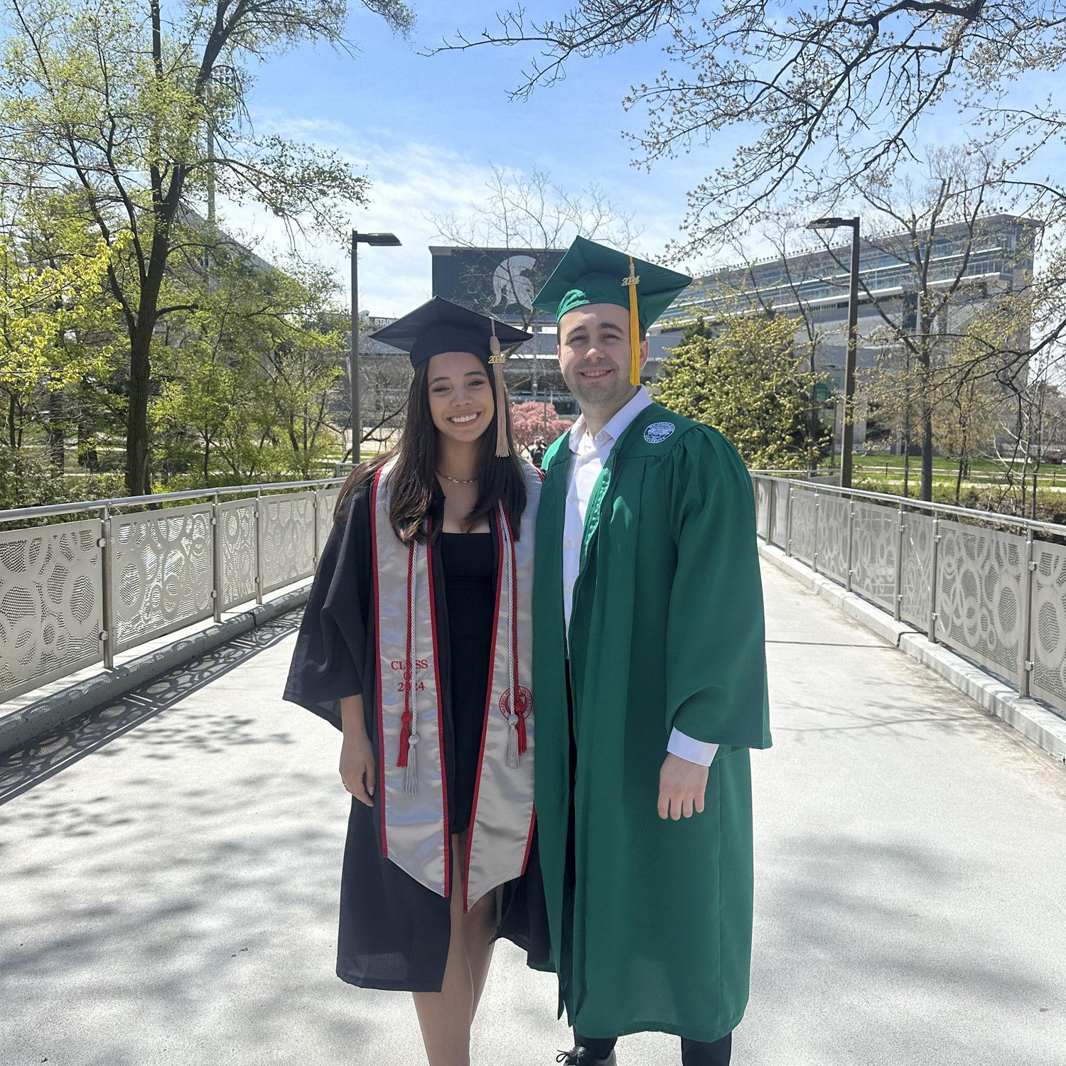 Kobe's graduation at Michigan State, 2024.