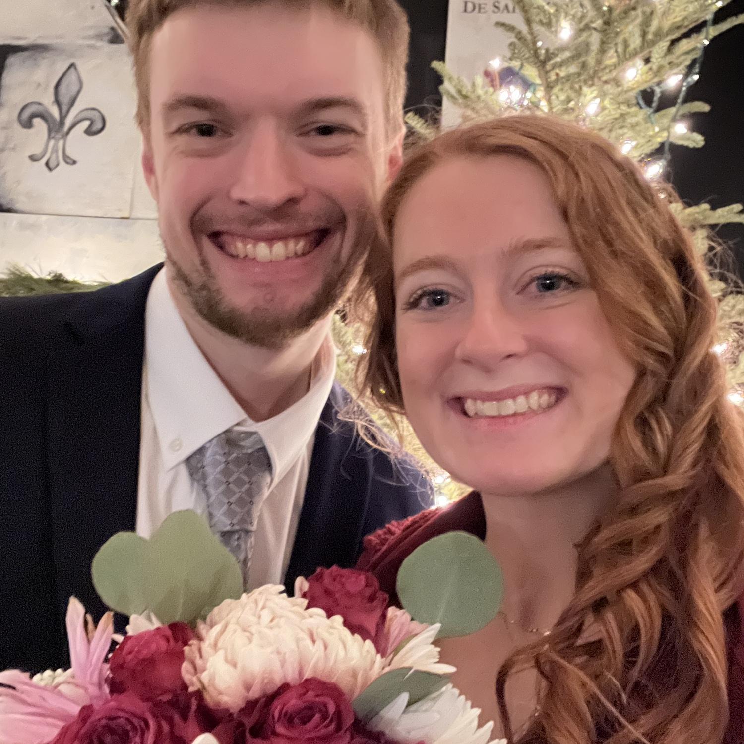 Got the bouquet - Feb. wedding
