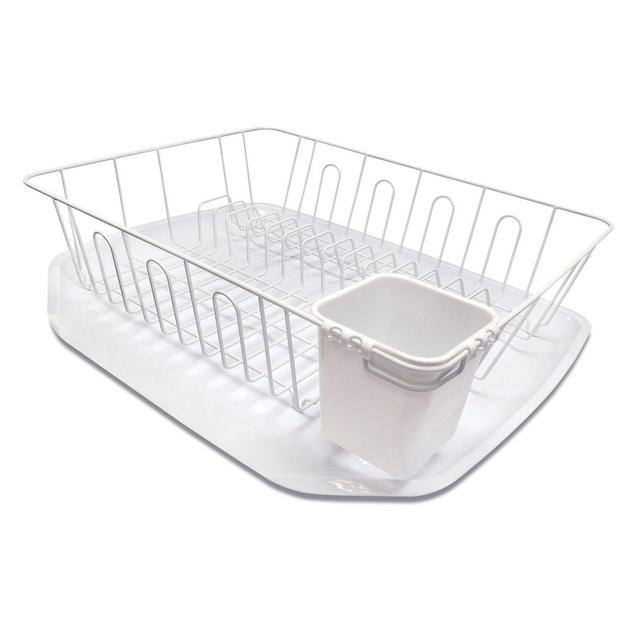 SALT™ Large Dish Rack in White