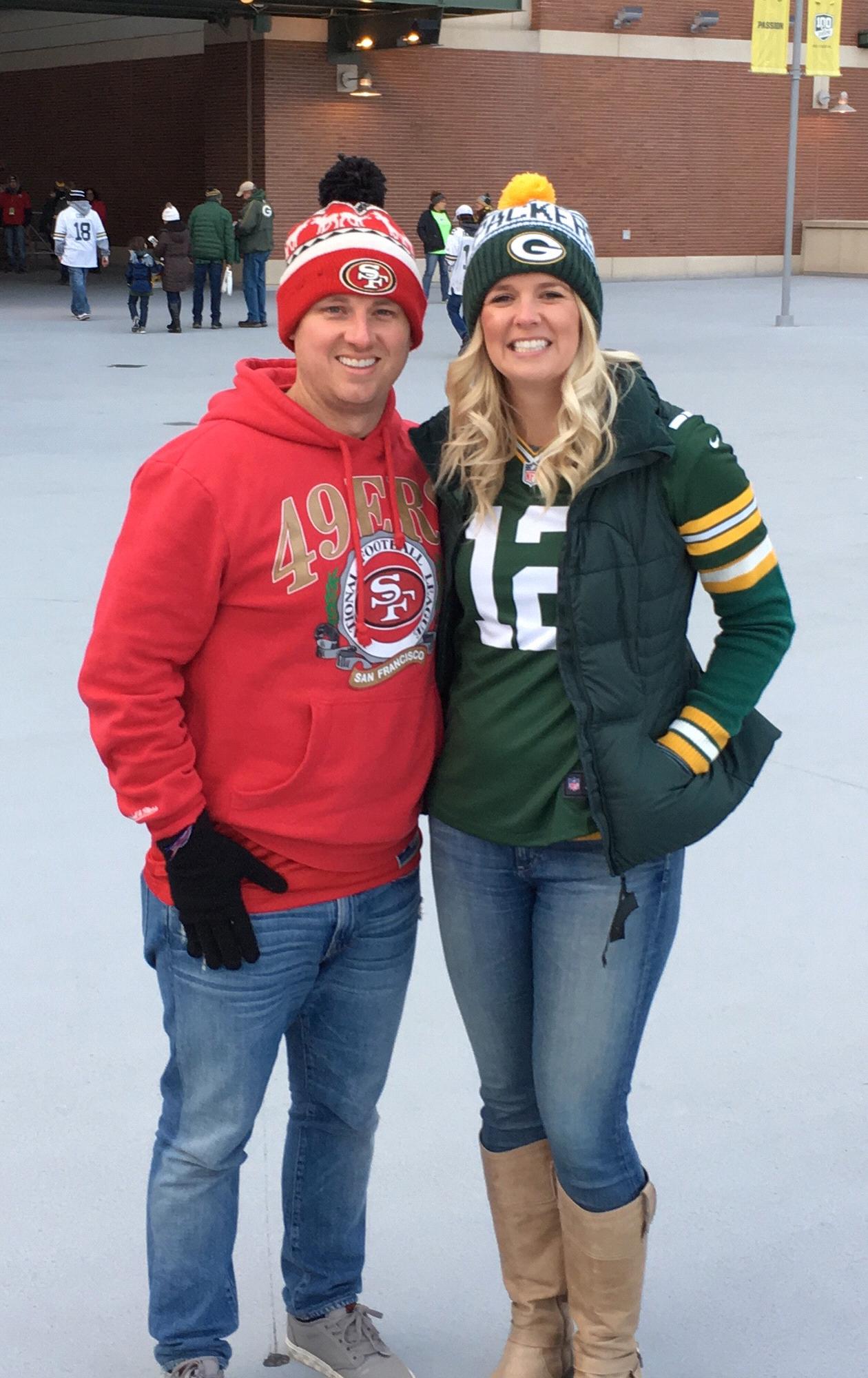 Packers v. 49ers Game for Tyler's Birthday
