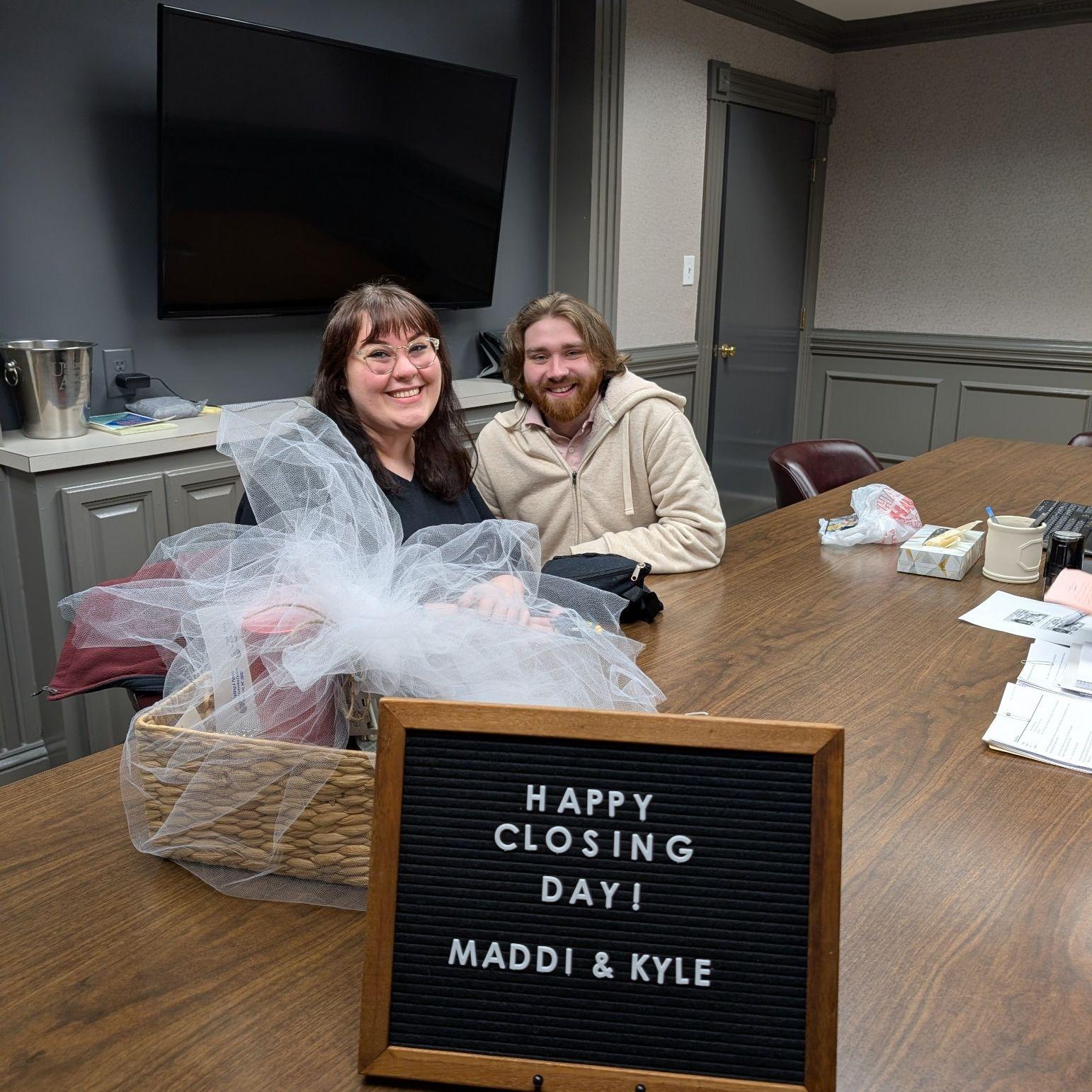 Closing day on our first house!