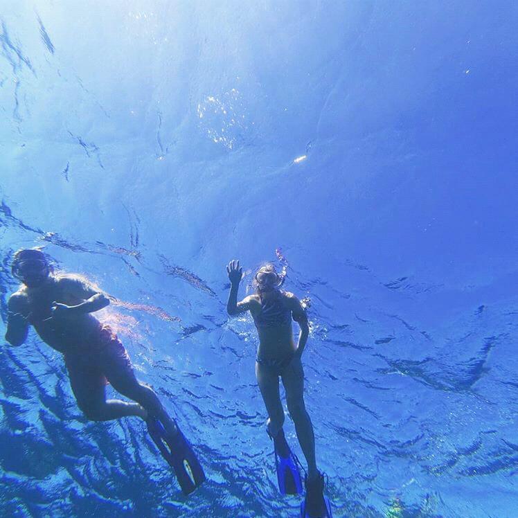 January 2019 - Snorkeling in Cuba.