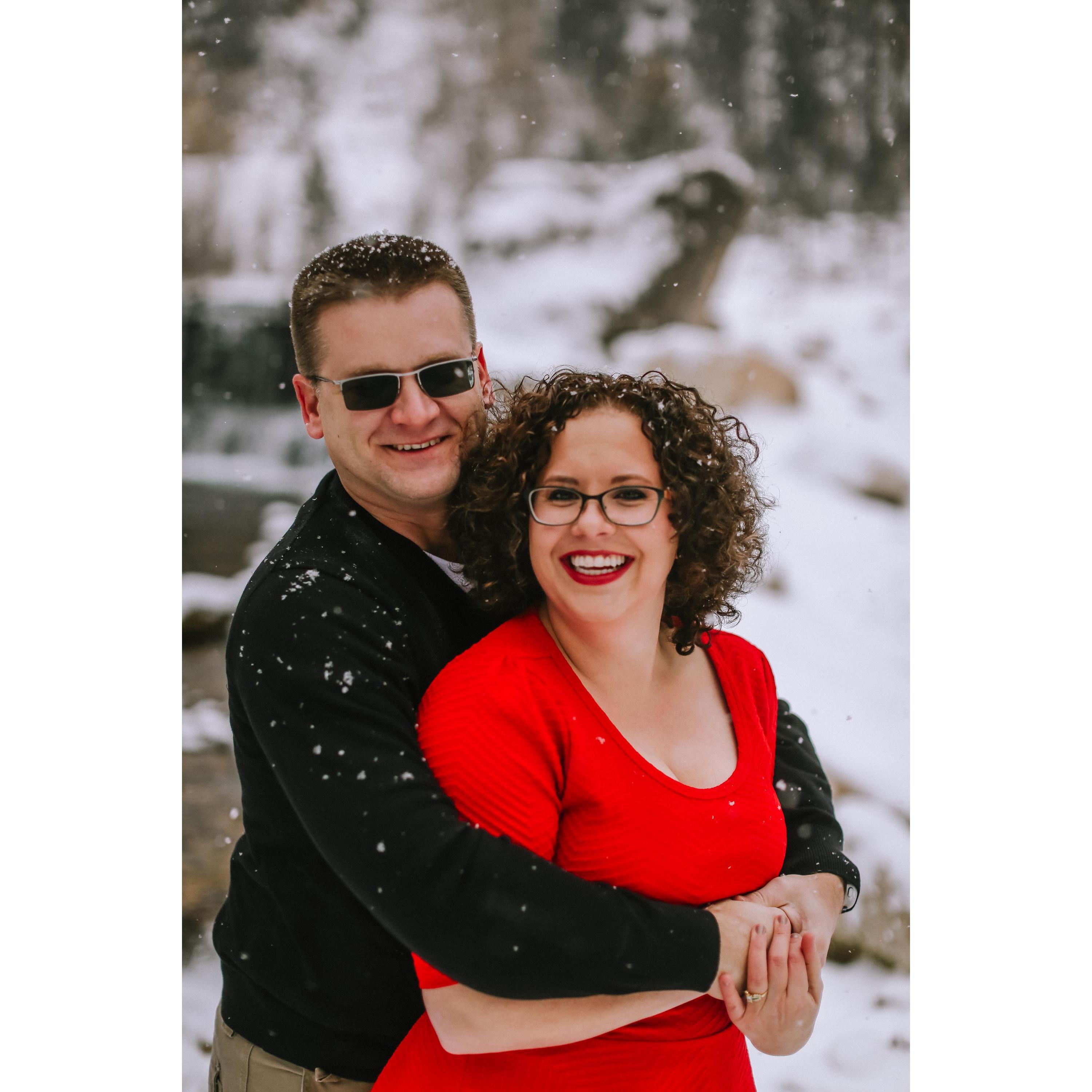 One of the many AMAZING engagement photos we have.