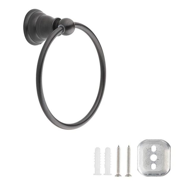 Amazon Basics Classic Towel Ring Holder - Oil Rubbed Bronze