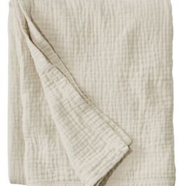 Queen Size Muslin Blanket in Sandbar
