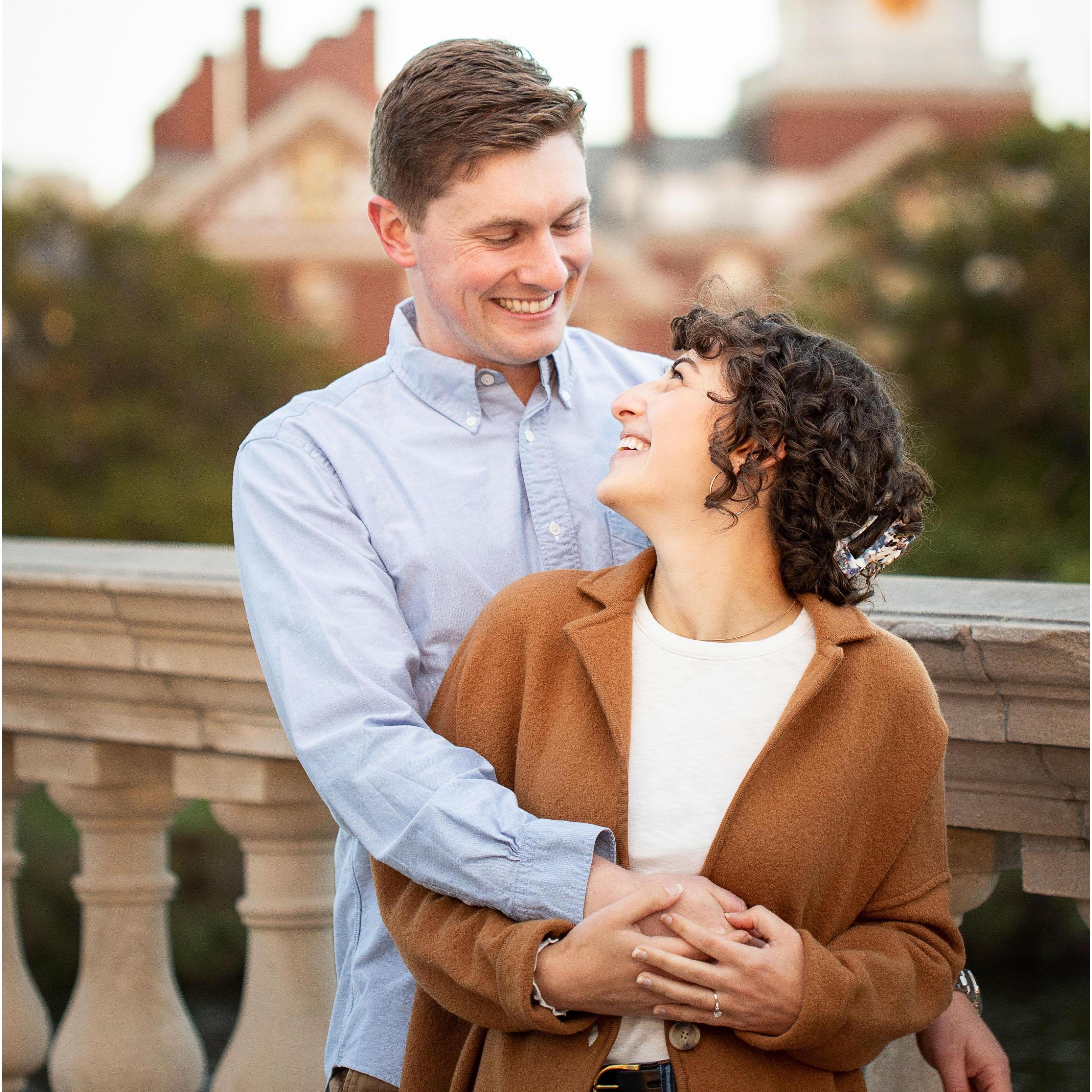 Engagement photos in Boston 2021