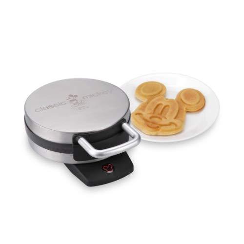 Disney DCM-1 Classic Mickey Waffle Maker, Brushed Stainless Steel
