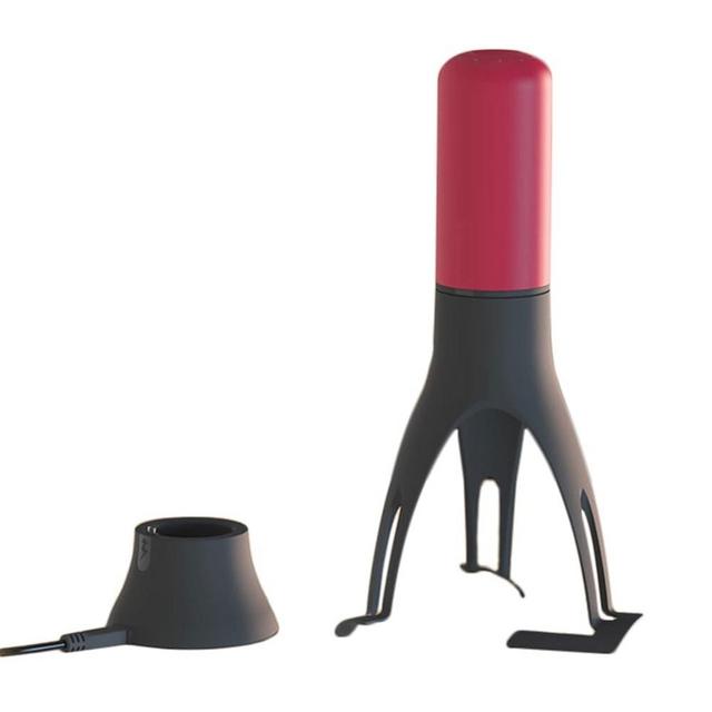 Uutensil Stirr Plus - The Unique Automatic Pan Stirrer - with Rechargeable USB Stand - Red