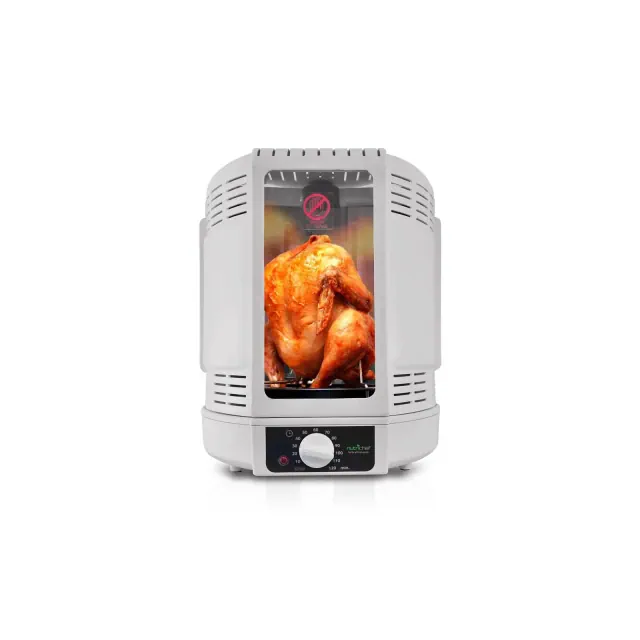 NutriChef Vertical Rotisserie Oven Roaster - White