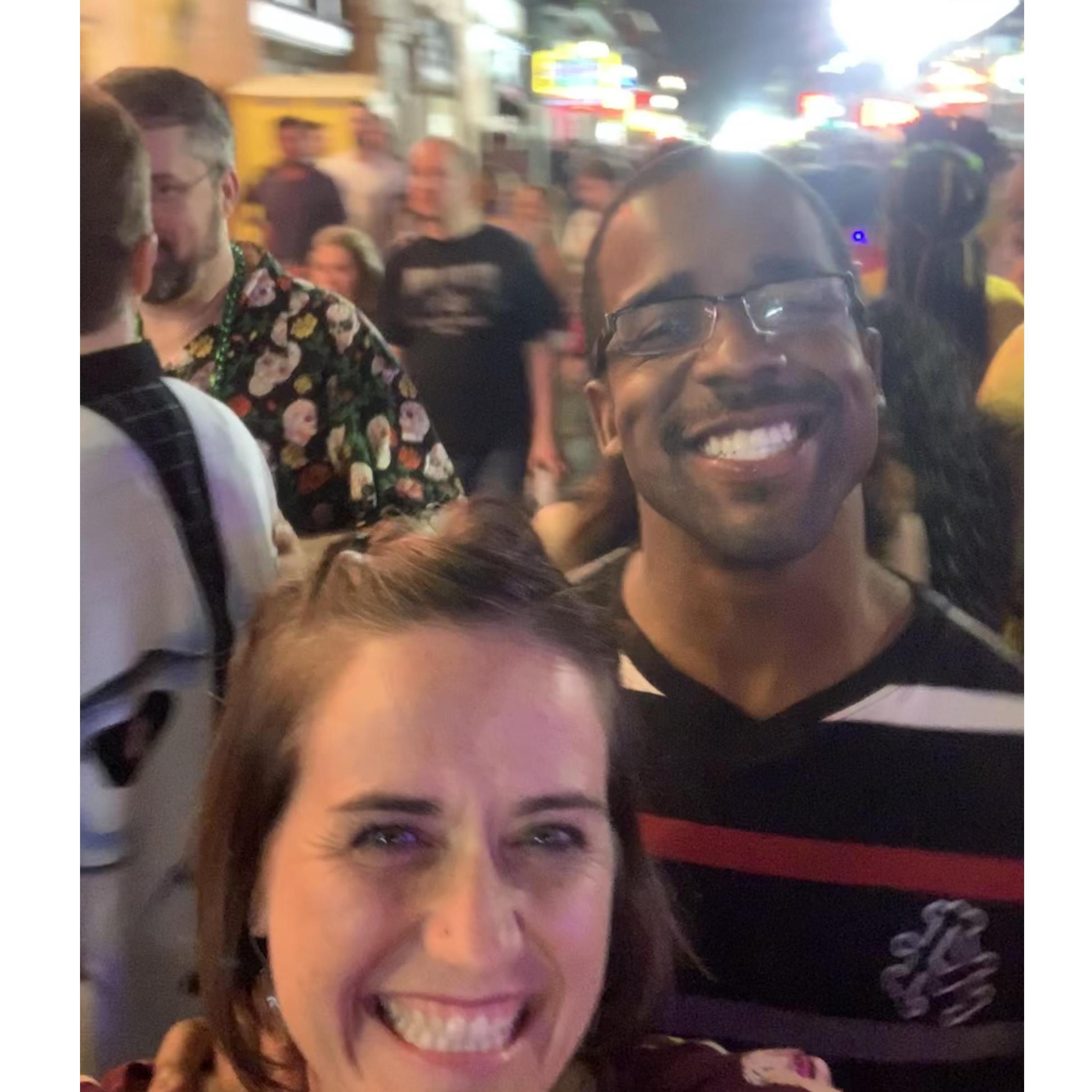 Accidentally in the middle of Mardi Gras in New Orleans