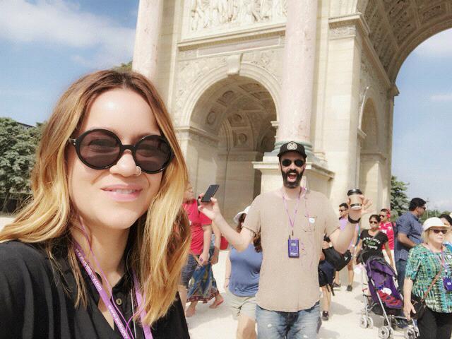 At the Louvre, Paris (2018).