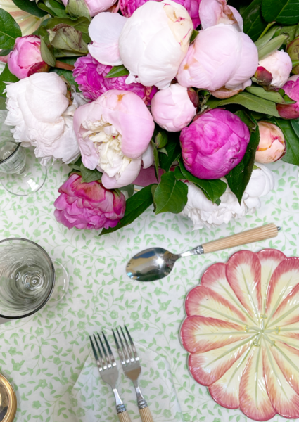 Peridot Alpine Floral Tablecloth