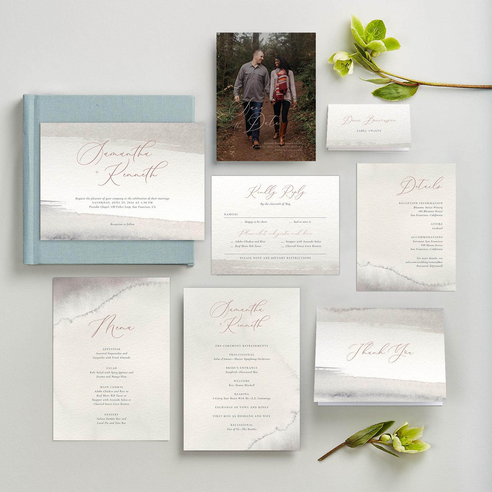 Zola Wedding Place Cards Elting