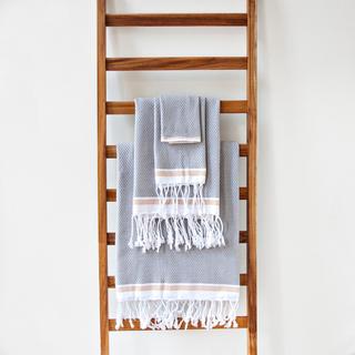 Mediterranean 6-Piece Turkish Organic Towel Set