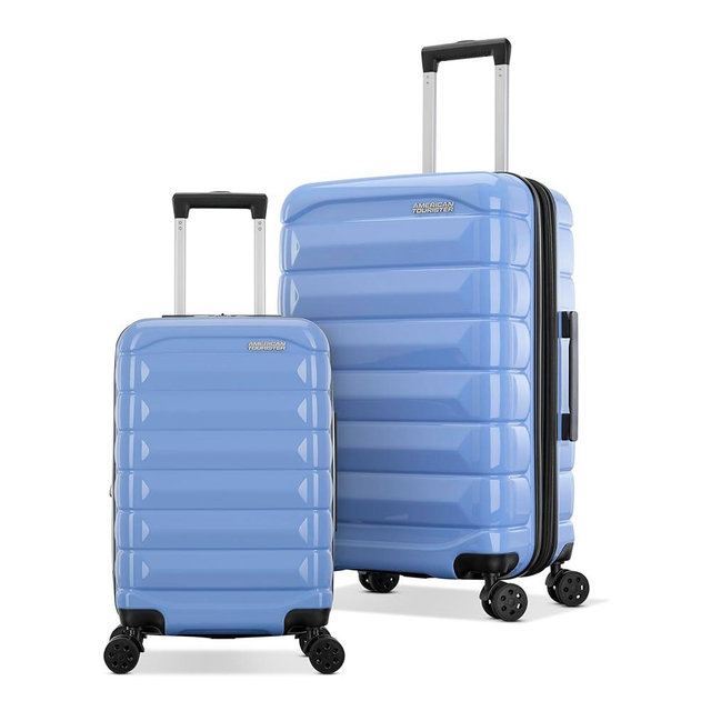 American Tourister Kontour 2-Piece Luggage Set - Carry-on & Medium - Cornflower Blue