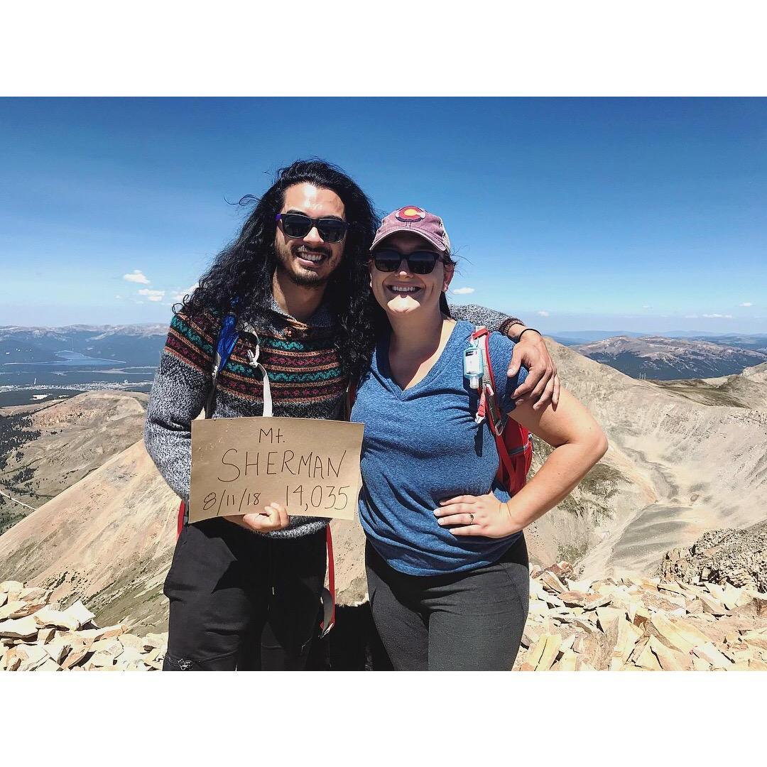 Our first (and only) 14er so we now have CO bragging rights, right?