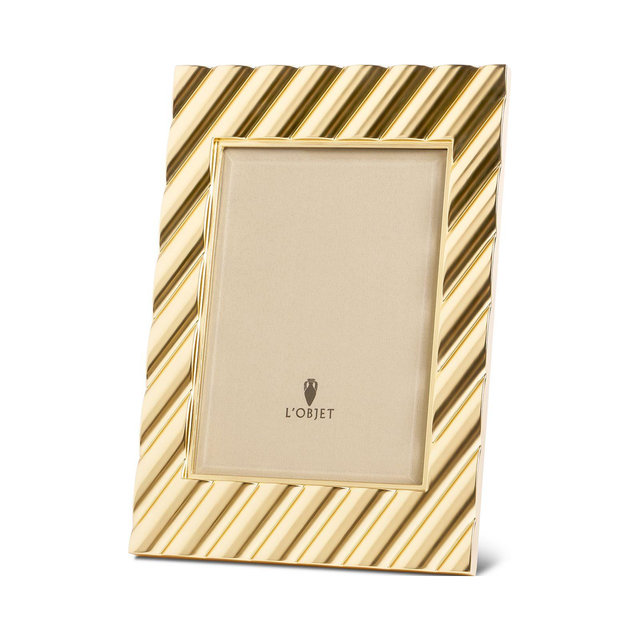 L'Objet Maxime Frame - Gold, 5" x 7"