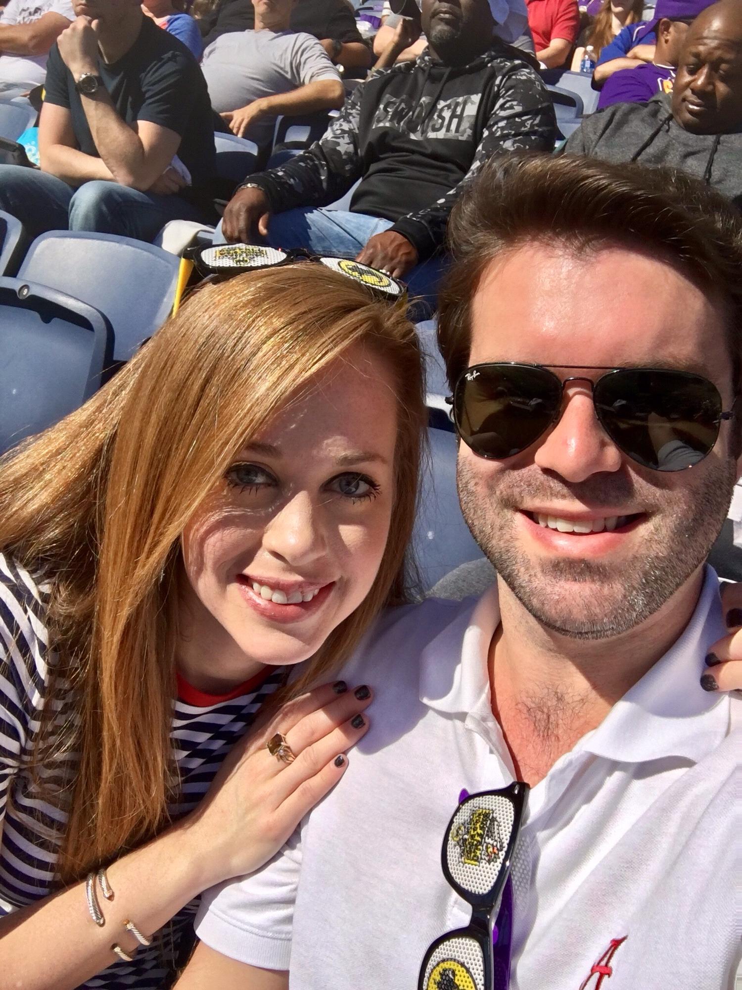 January 2017 - Orlando, FL - Cheering for the SEC at the Citrus Bowl.