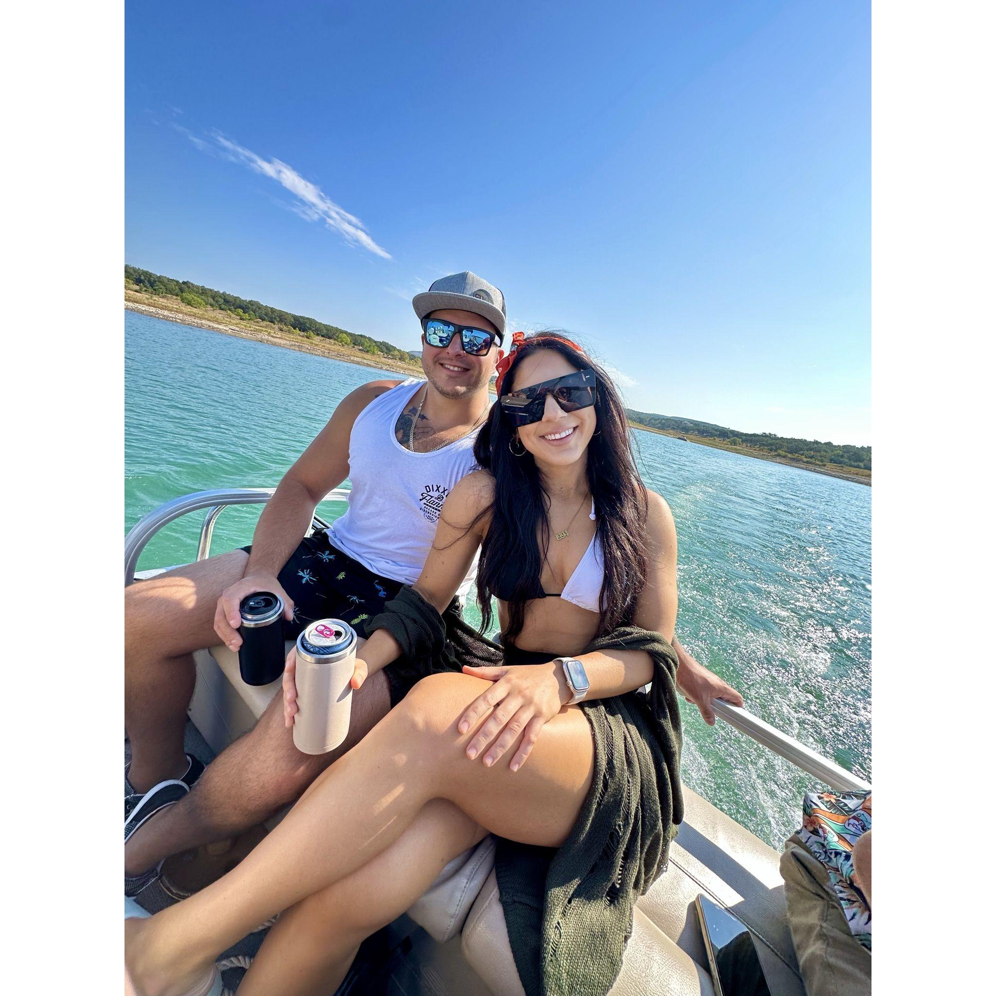 A lake day on Canyon Lake following the wedding.