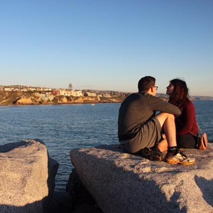 Enjoying the view in our neighborhood