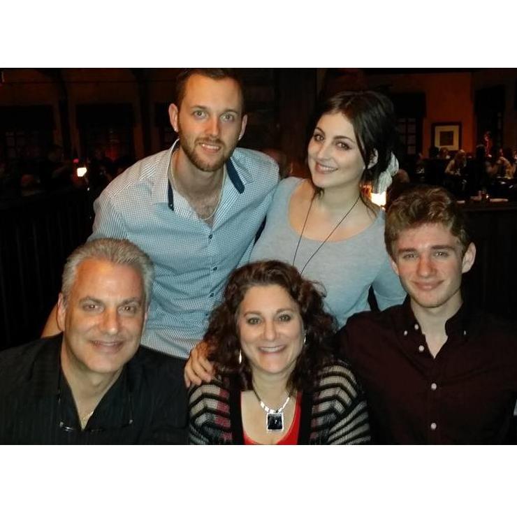 2015: The family out for my birthday dinner