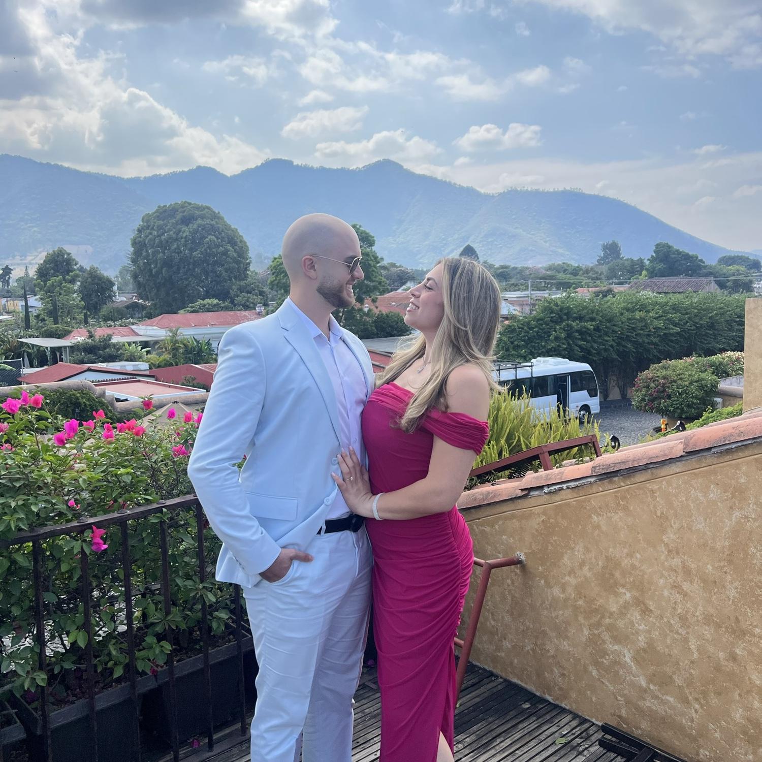 May 12, 2025 - Wedding in Guatemala, our first international trip together