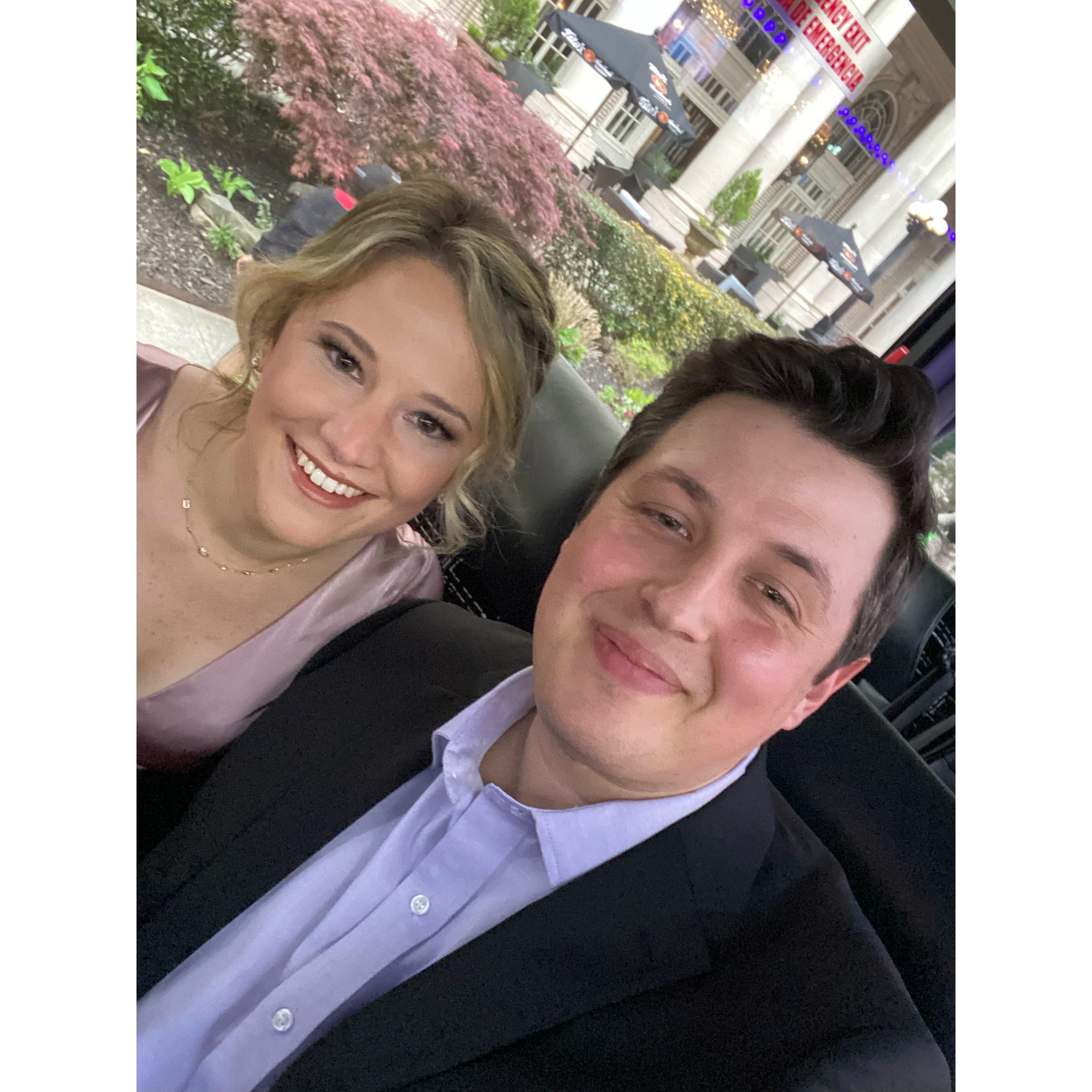 on our way to partay!