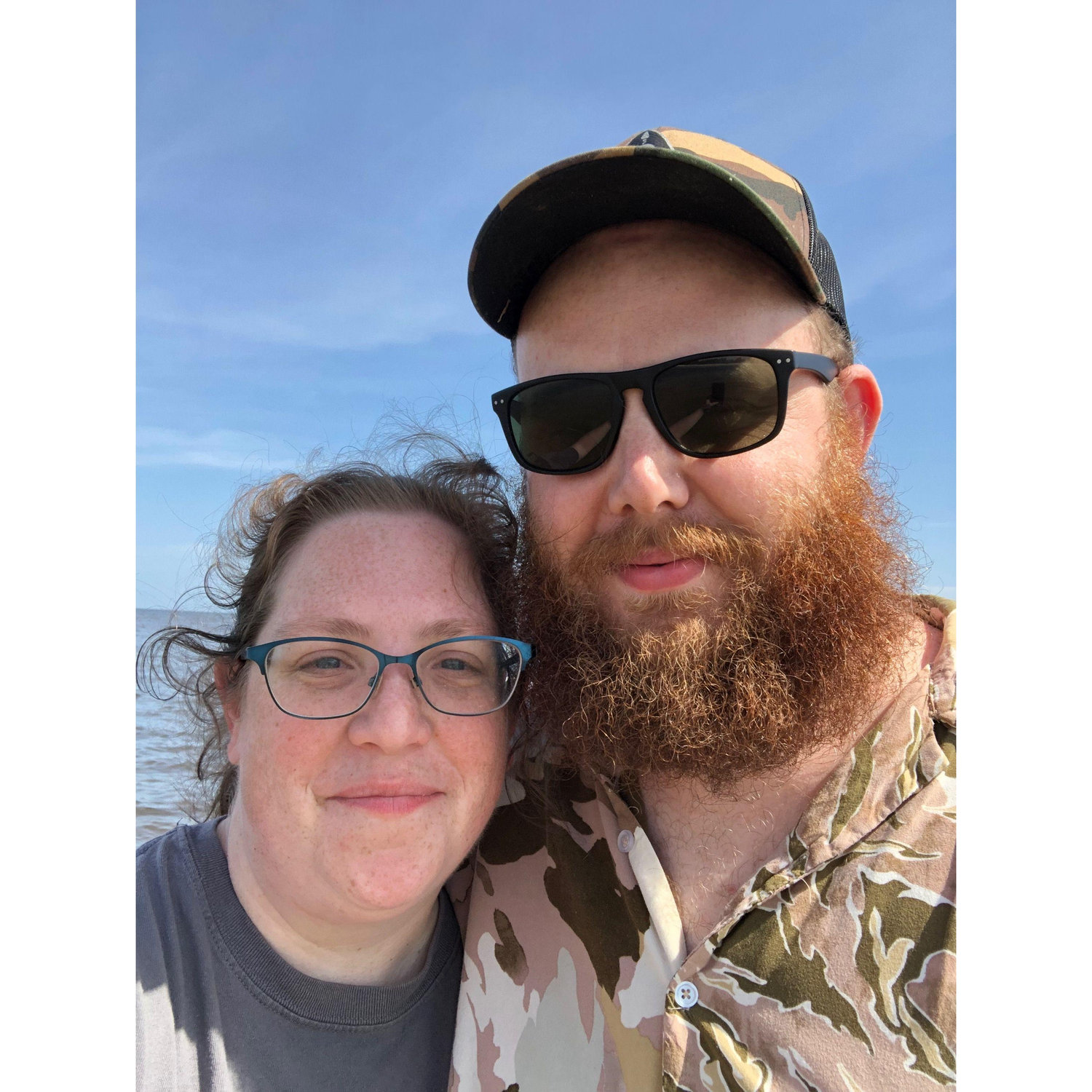 The first time AJ took Deanna to the beach.