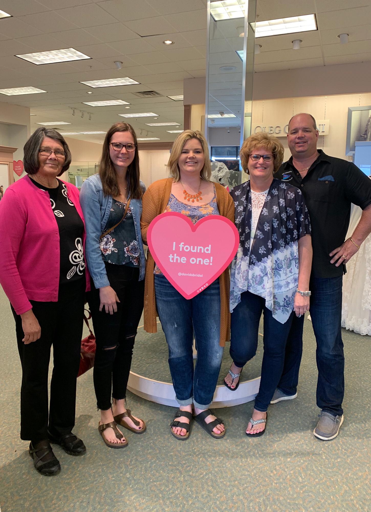 We said "Yes to the Dress" on Mother's Day weekend too!