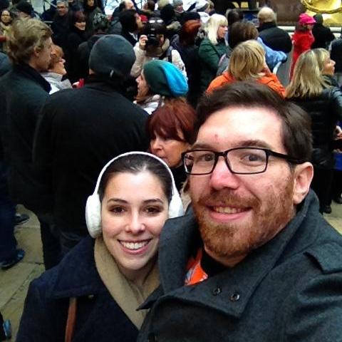 Christmas in NYC. Thankfully, neither of us got left Home Alone.