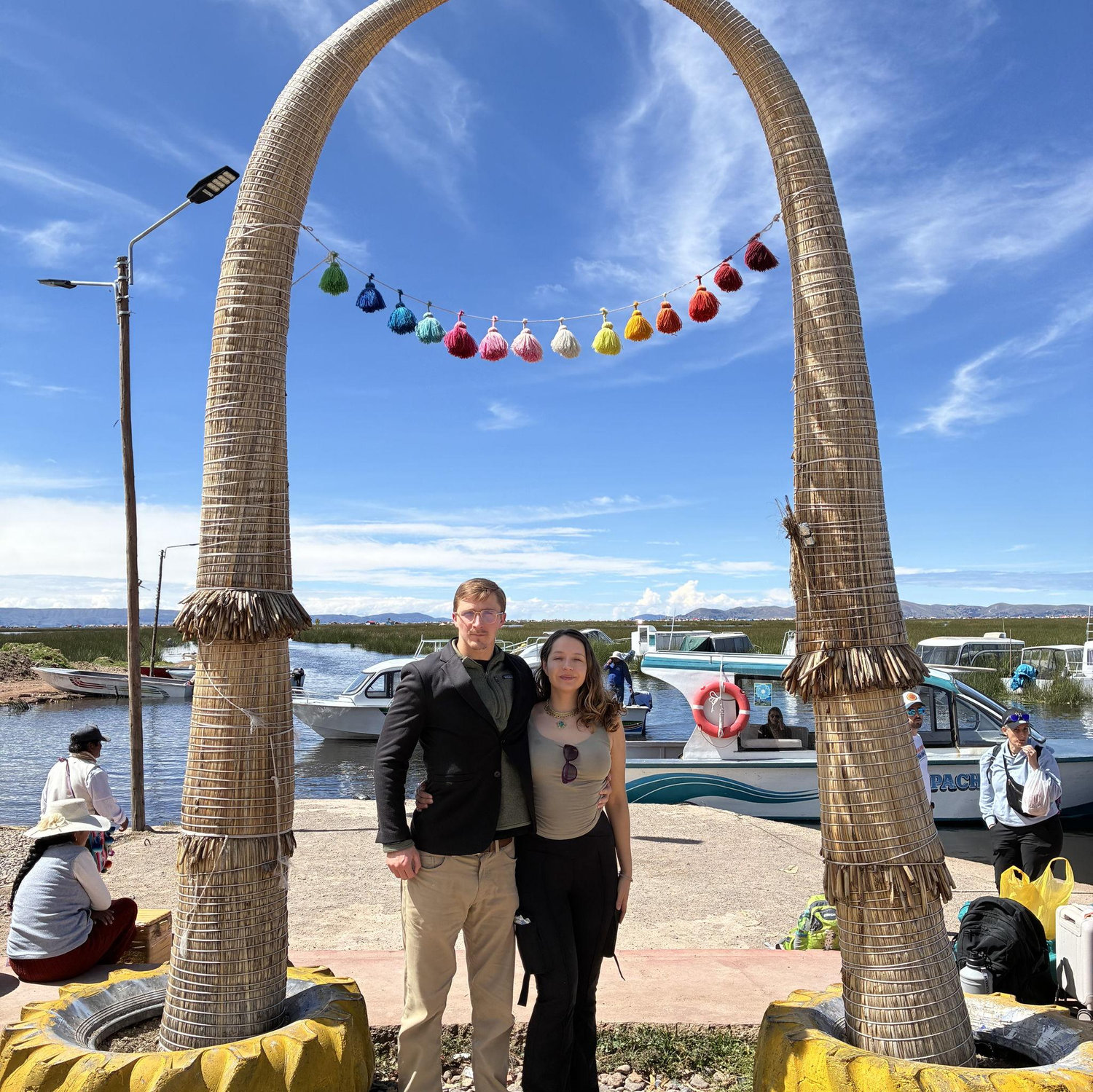 Entrance to the Uros Islands