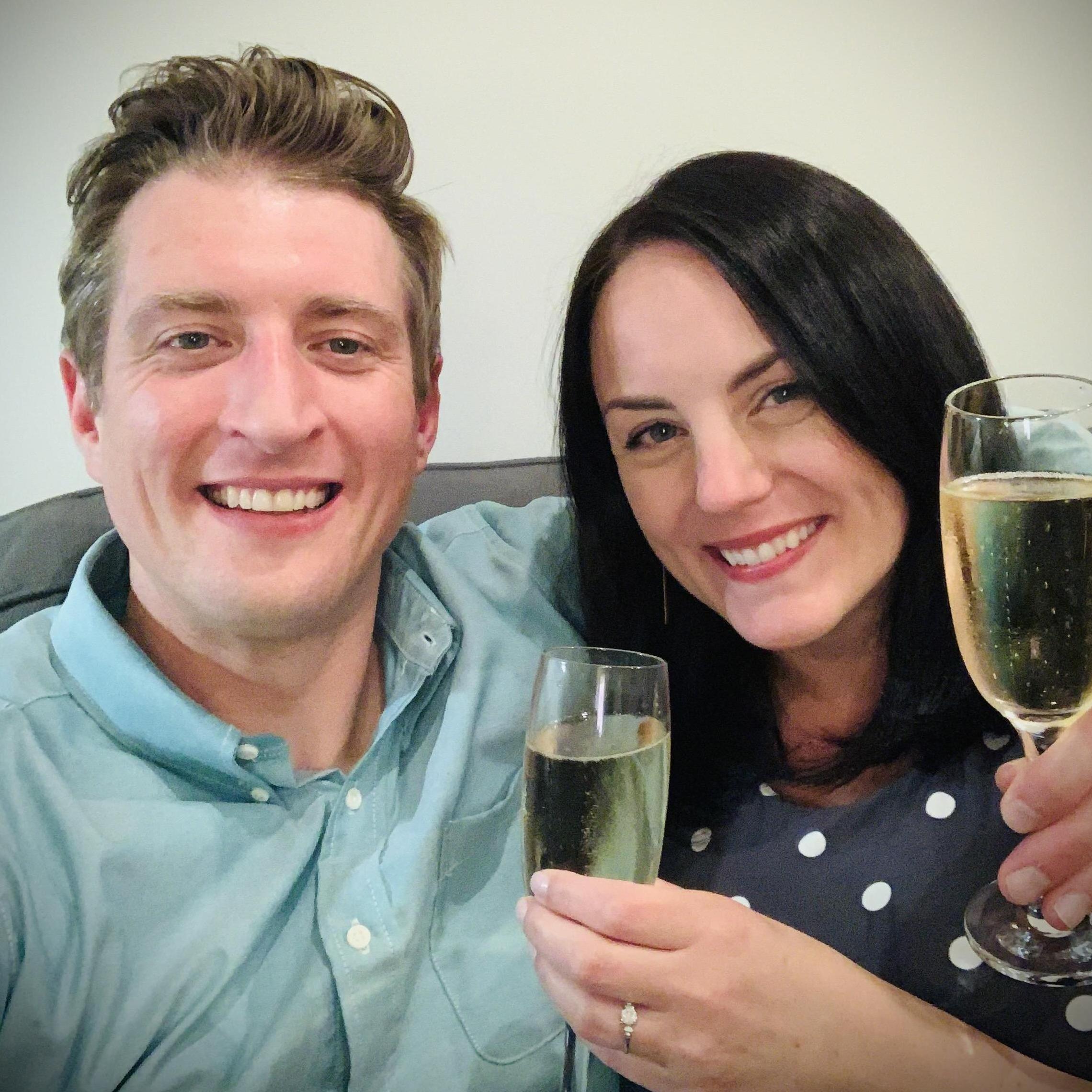 Engaged on October 1, 2021 -- on the 10th anniversary of our 1st date!