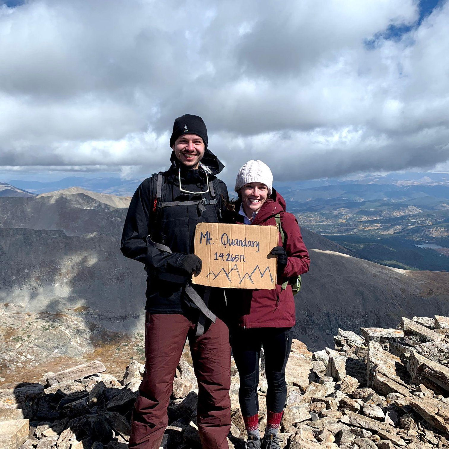 Our first 14er together
