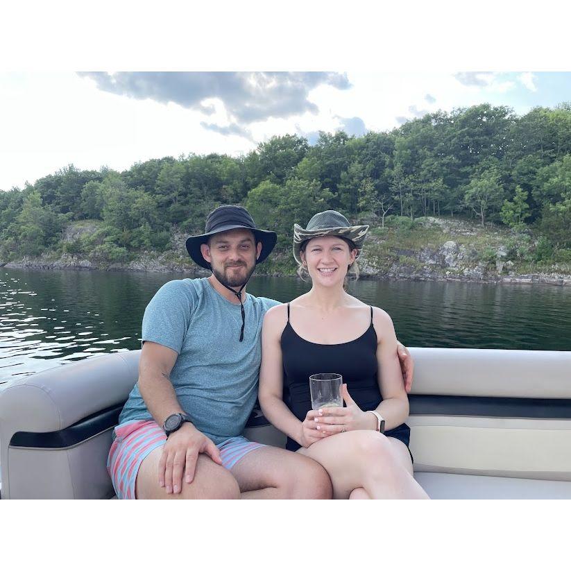 Fun hats! Gould Lake, ON - July 2024.