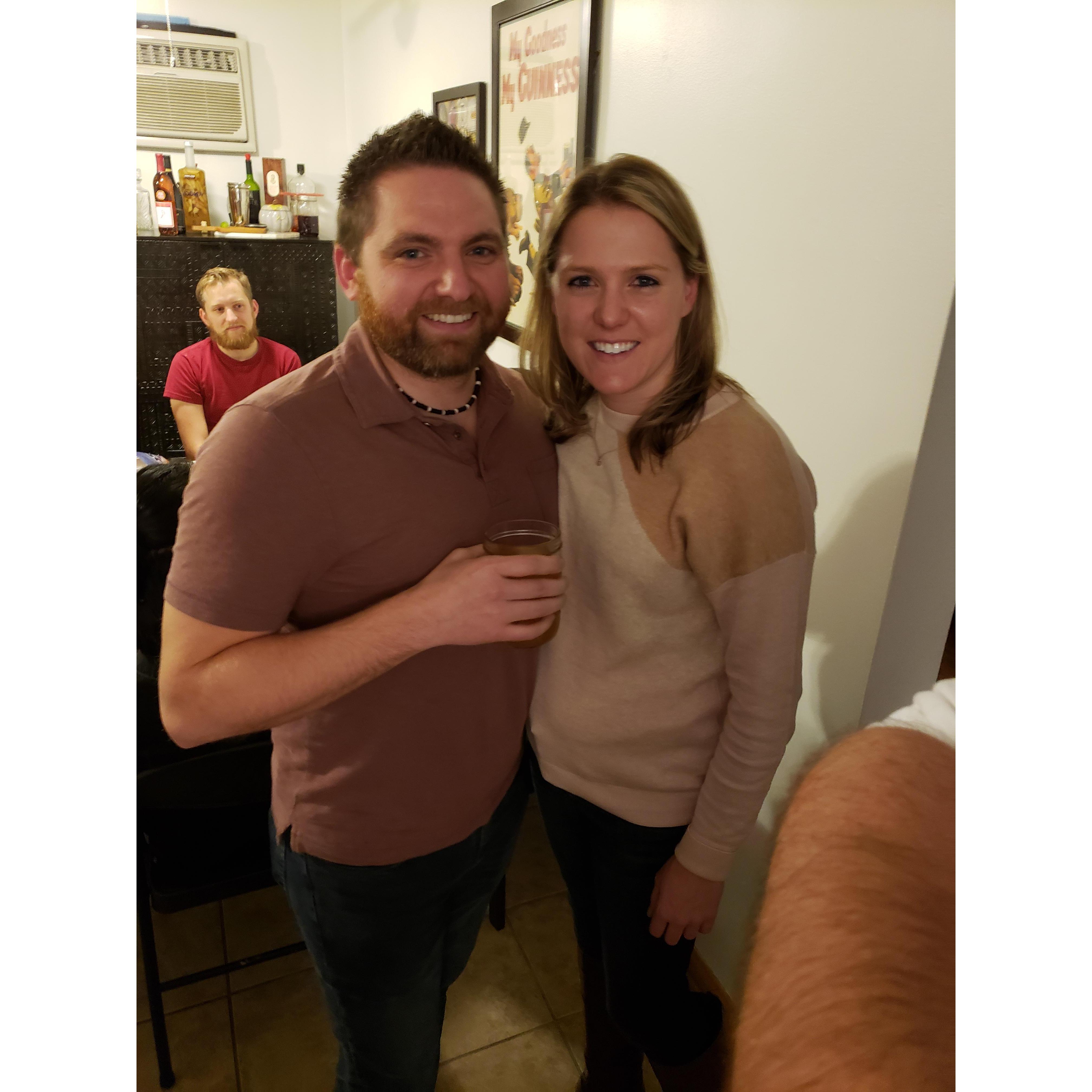 Friendsgiving 2019! Friends got engaged that day!