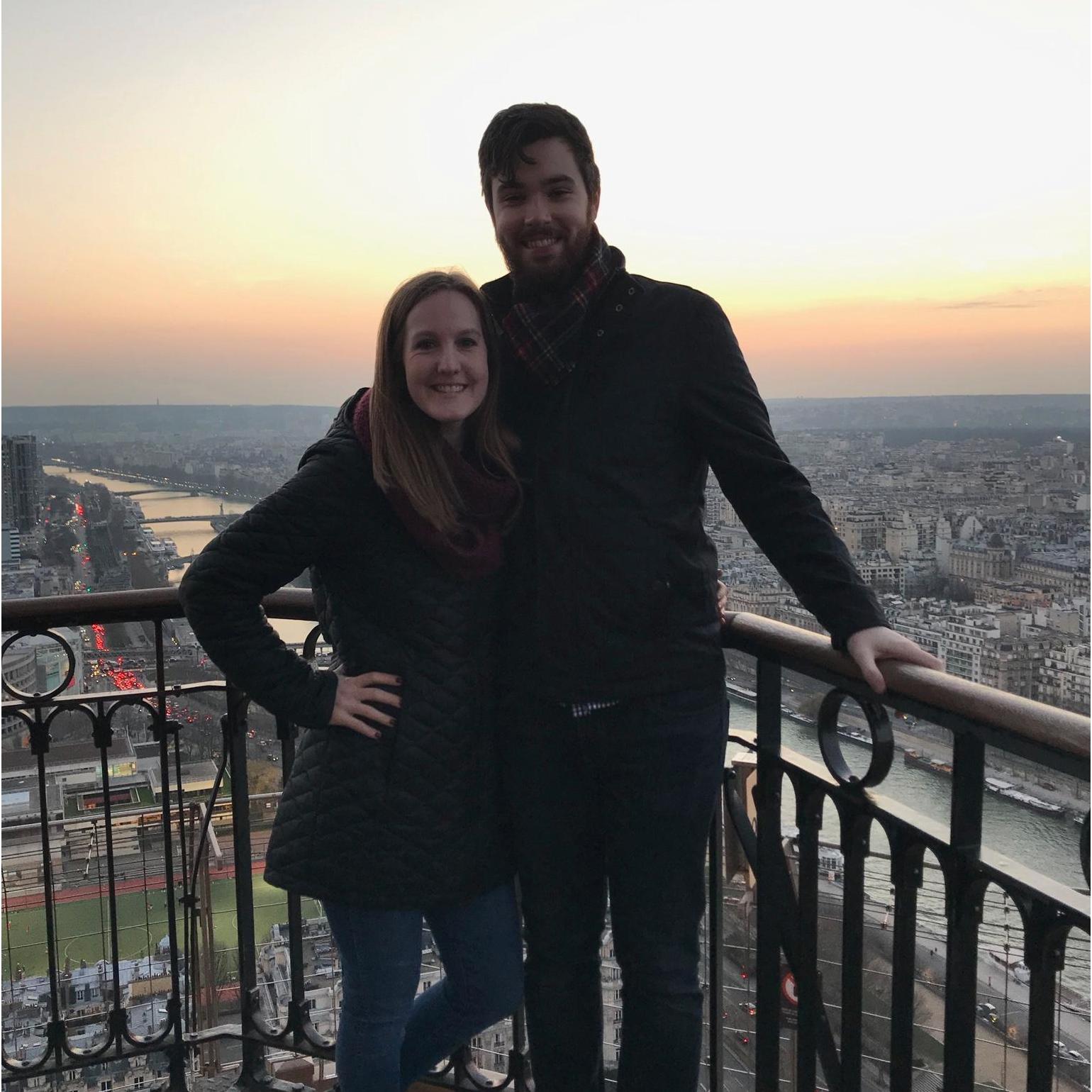 Sunset from the Eiffel Tower