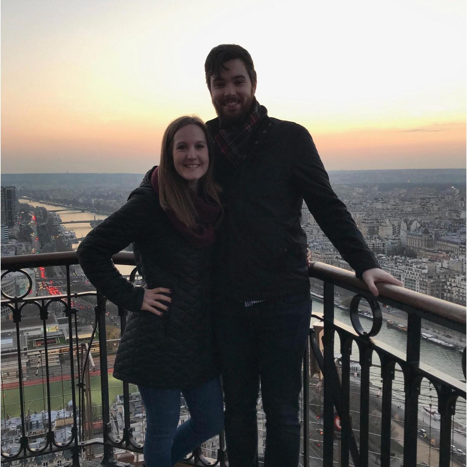 Sunset from the Eiffel Tower