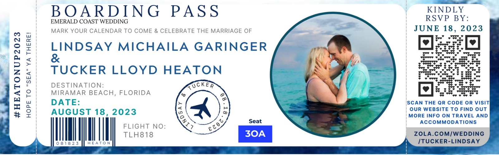 The Wedding Website of Lindsay Heaton and Tucker Heaton