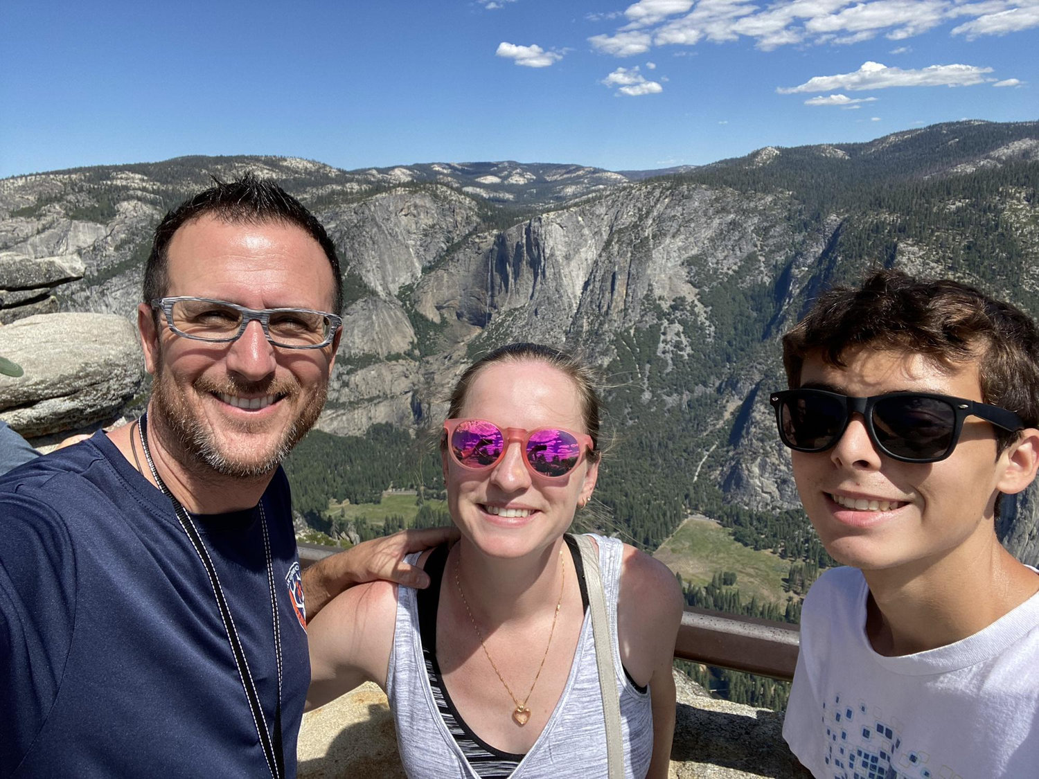 Glacier Point (difficult hike required this year because the road is closed for maintenance)