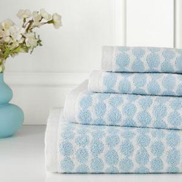 Hable Beads Face Cloths—Dusk Blue (Pair)