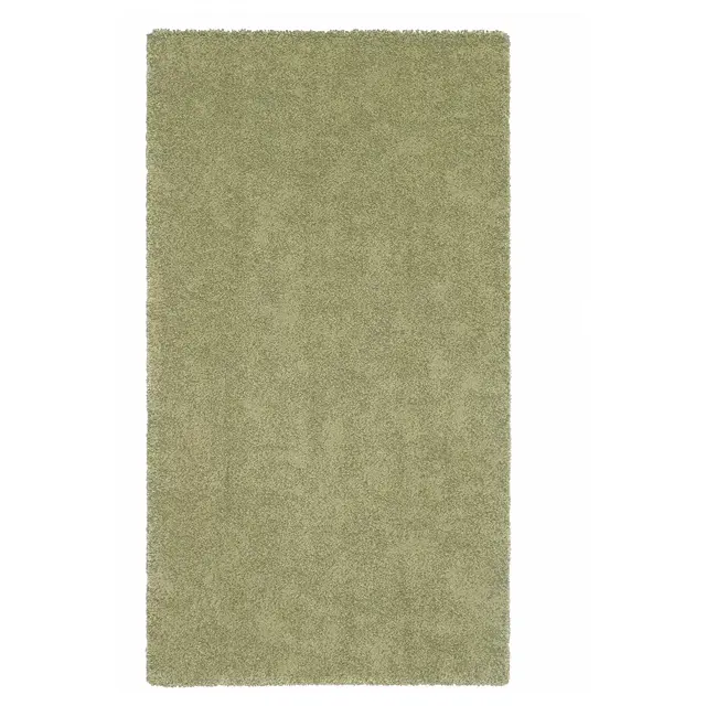 STOENSE Rug, low pile, light olive-green2 ' 7 "x4 ' 11 "