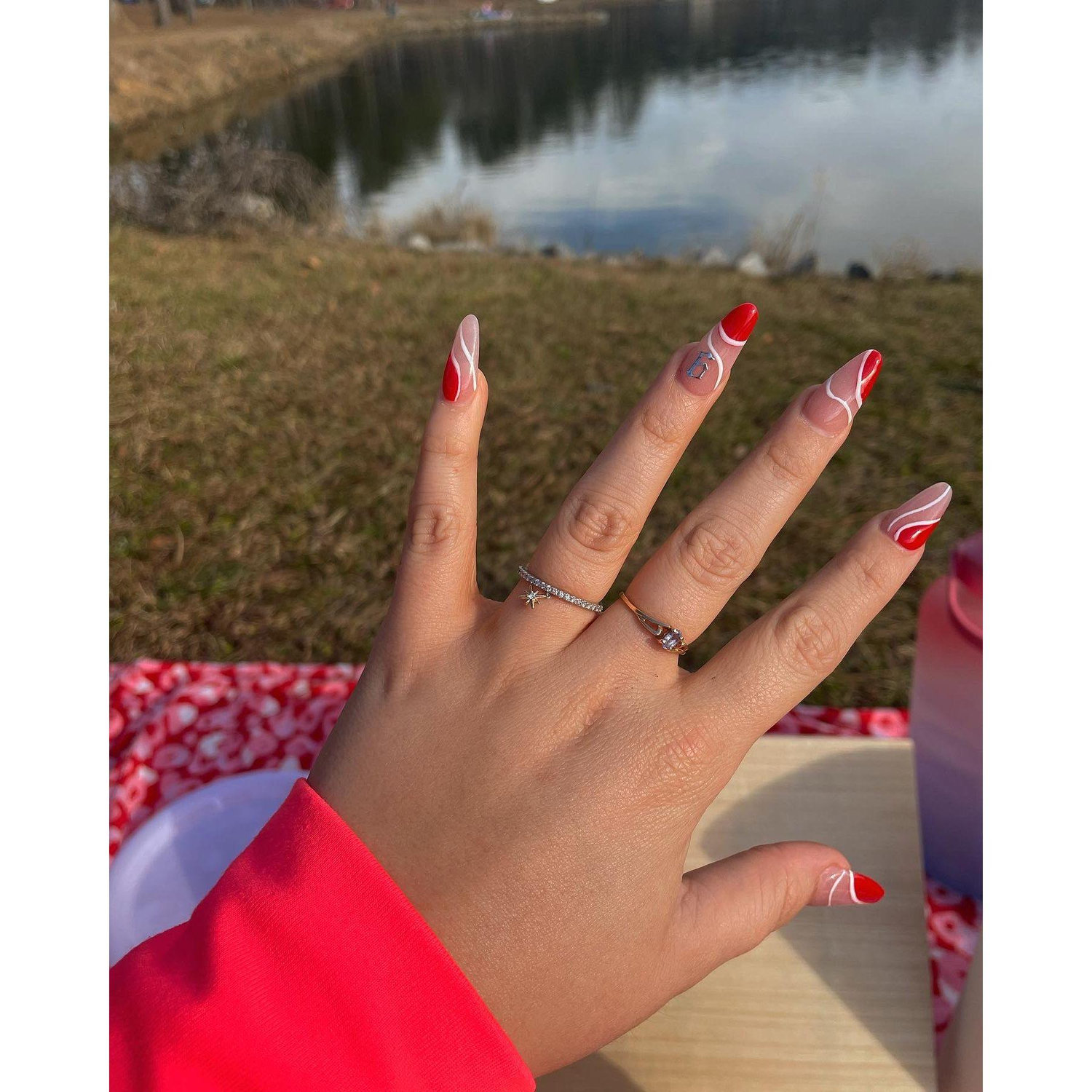 The promise ring Gregory gave Victoria in February 2022