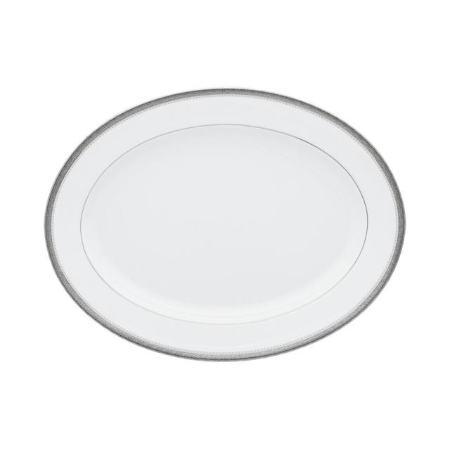 Noritake Charlotta Platinum Oval Platter, 14"