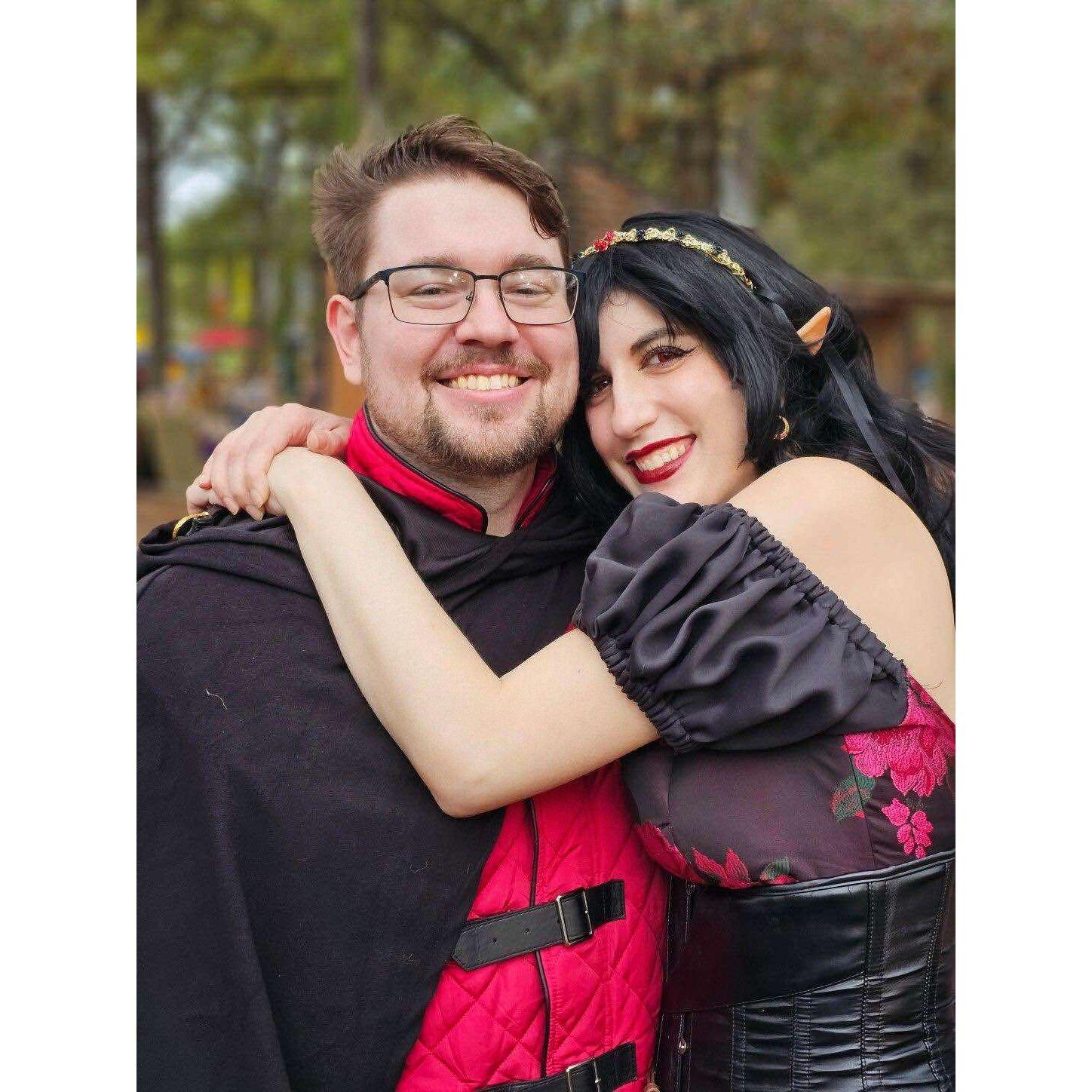 We were the cutest couple at the Renn Fest that's for sure.
