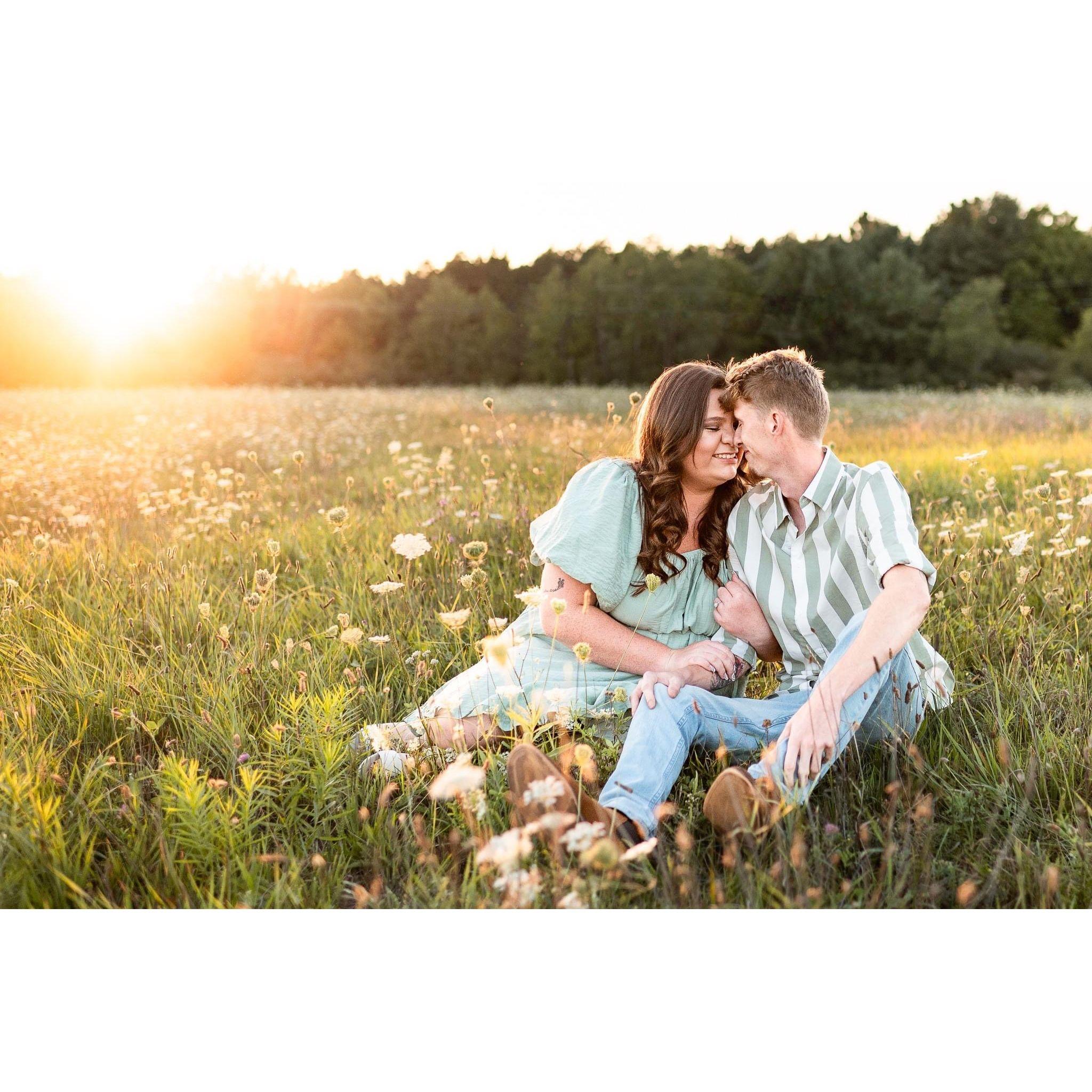 Engagement pictures in Michigan