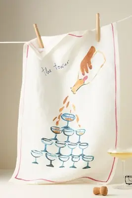 Dinette The Tower Linen Dish Towel